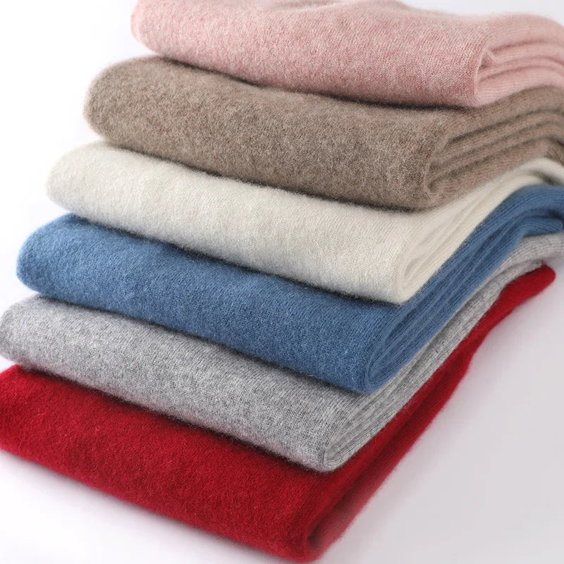 Pull 100% cachemire pur automne/hiver, nouveau haut décontracté en maille à col rond pour femme, pull ample, base de chemisier