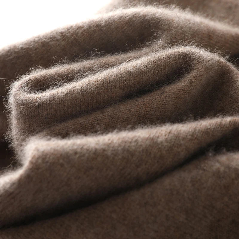 Pull 100% cachemire pur automne/hiver, nouveau haut décontracté en maille à col rond pour femme, pull ample, base de chemisier