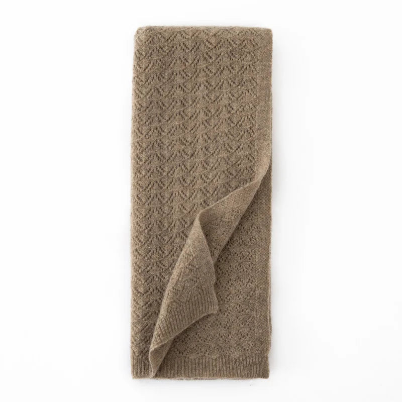 Écharpe longue en cachemire pur 100 % pour femme, chaude, douce et confortable, idéale pour l'hiver. Accessoire tendance et décontracté pour se couvrir le cou par temps froid