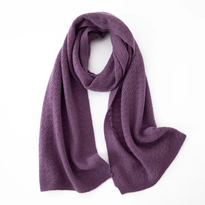 Écharpe longue en cachemire pur 100 % pour femme, chaude, douce et confortable, idéale pour l'hiver. Accessoire tendance et décontracté pour se couvrir le cou par temps froid