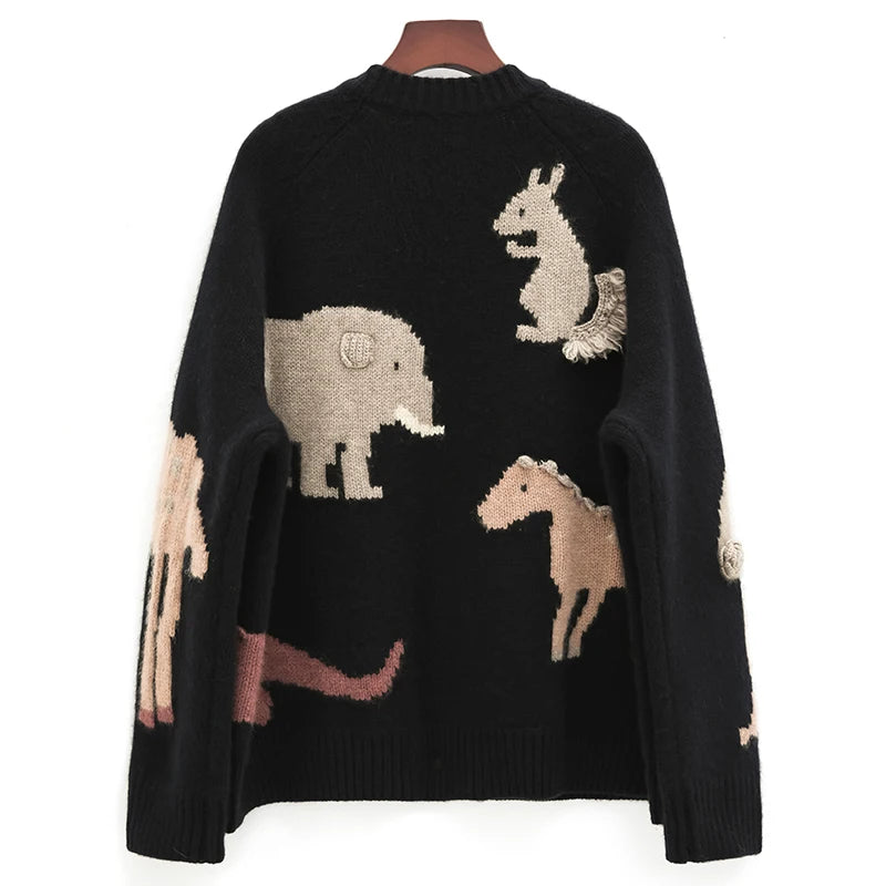Pull 100 % cachemire pur pour femme, automne/hiver, cardigan court en maille épaisse et ample de haute qualité