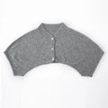Châle automne-hiver 100 % cachemire pour femme, gilet chaud, écharpe pull ultra courte, cache-épaules en laine tricotée à col roulé mi-long