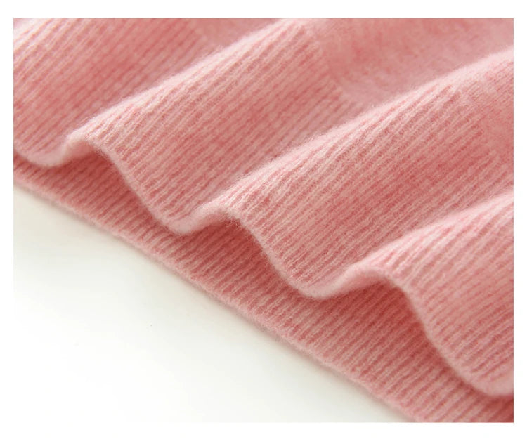 Pull en cachemire pur 100 % pour femme, col V, coupe ample et décontractée, en maille, idéal pour l'automne/hiver. Chemisier basique et polyvalent.